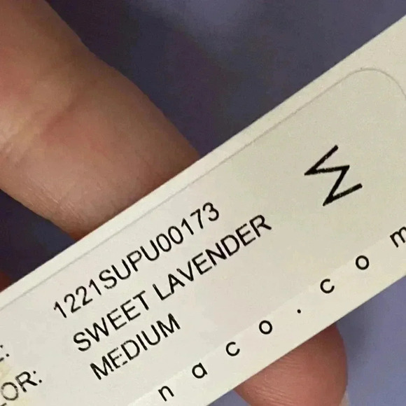 NWT Susana Monaco One Shoulder Bodysuit Sweet Lavender size Medium - Picture 4 of 6